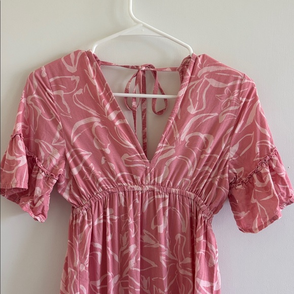 Yireh Dress Petal Hawaii ruffle floral vacation babydoll tiered - Picture 5 of 9